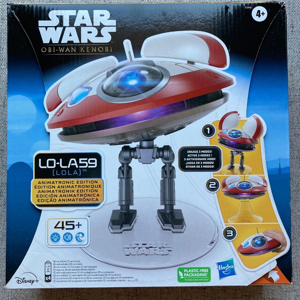 New Hasbro Disney Star Wars Droid Obi-Wan Kenobi AnimatronicEdition L0-LA59 LOLA